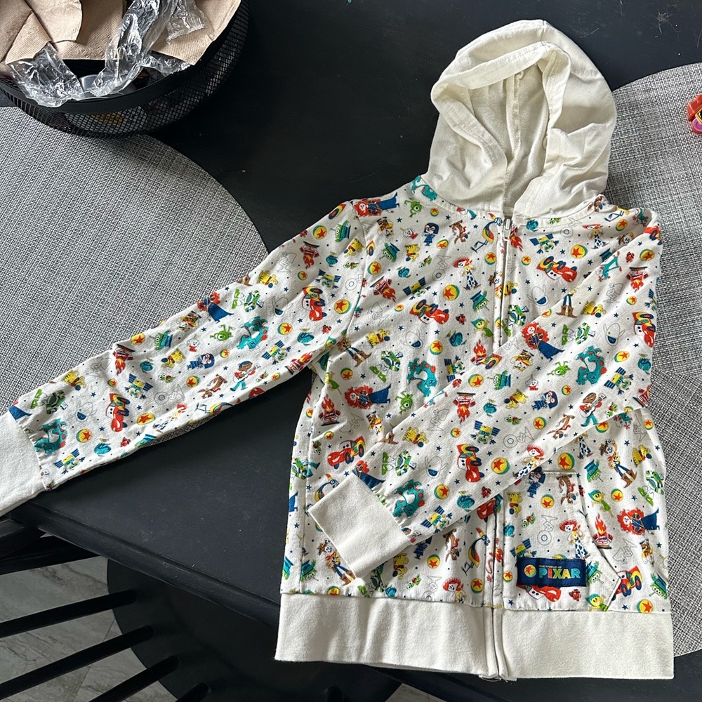 Disney Parks Pixar Kids hoodie NWOT